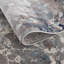 Tapis gris à motif floral Romulus-1645683723