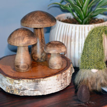 Custom Wooden Mushrooms, Garden Decor by That Family Shop