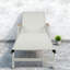 Méridiennes de patio réglables, ensemble moderne en aluminium pour terrasse de piscine