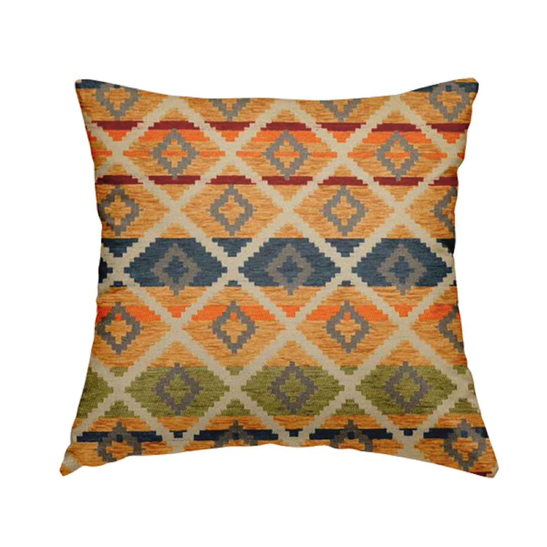Geometric Rectangular Cushion