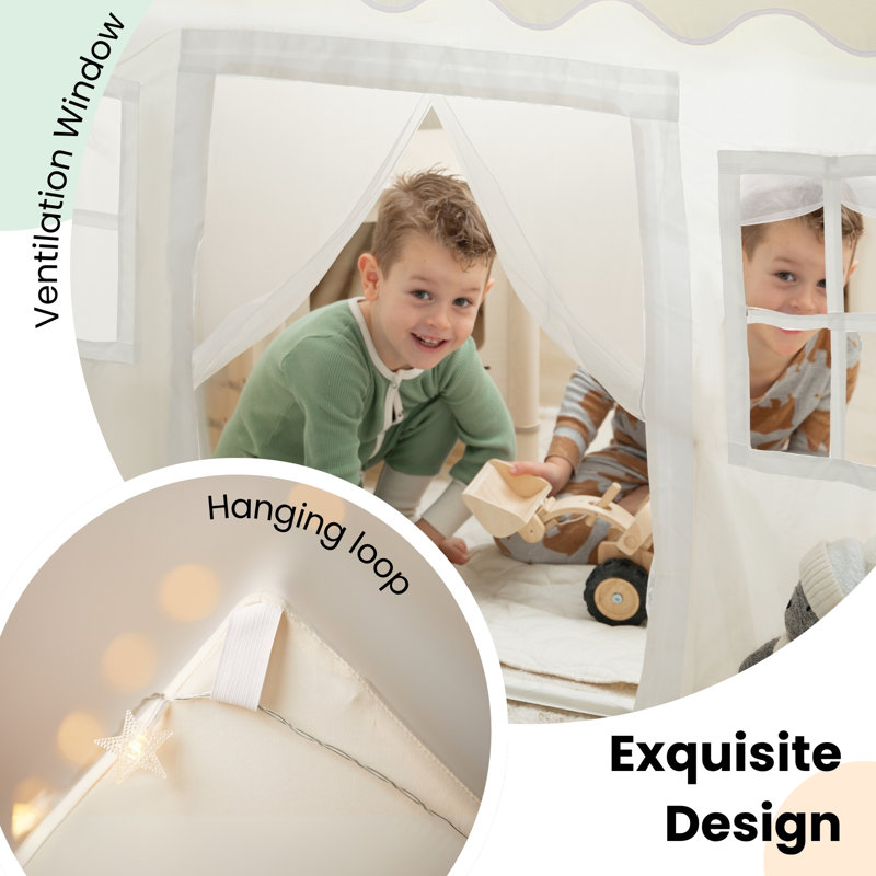 Tiny Land® Natural Cream Playhouse