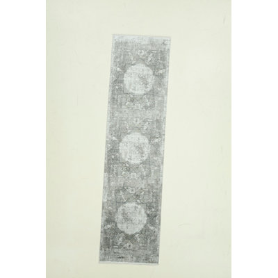 Tapis moderne et contemporain touffeté à la main 2 pi 7 po x 9 pi 10 po Antep