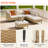 Zahro 6 - Person Outdoor Sectional Seating Group with Cushions