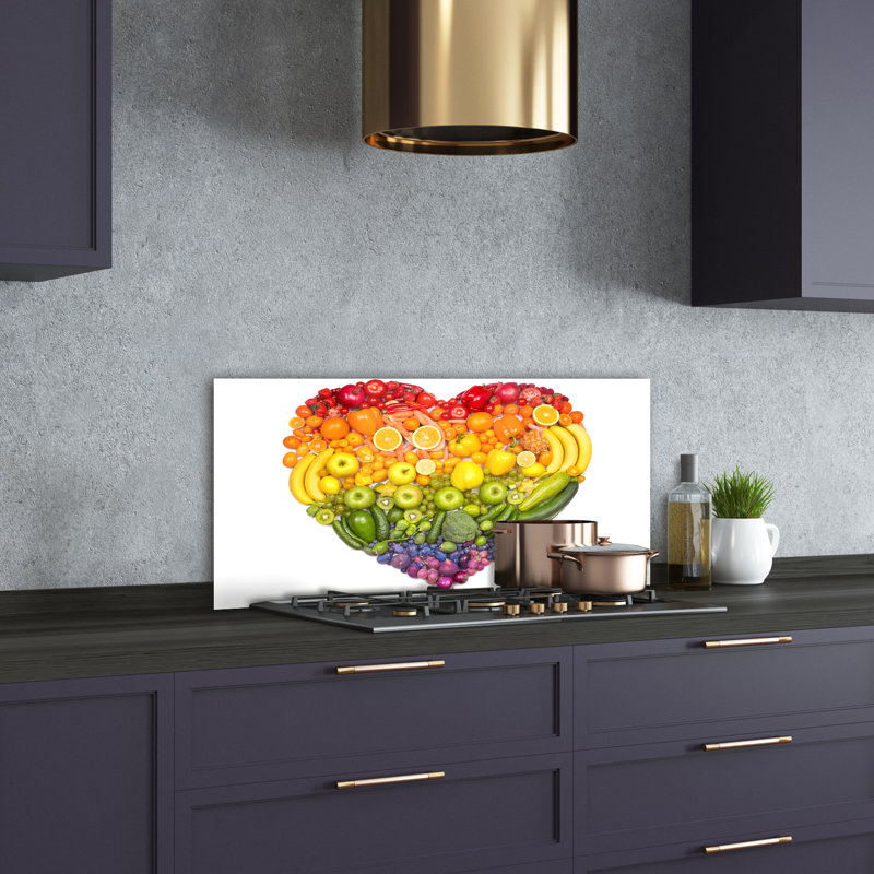 50cm W x 100cm L Glass Peel and Stick Panel
