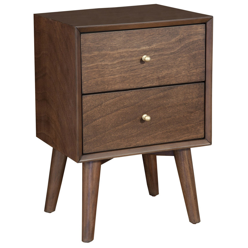 Table de chevet 2 tiroirs Century