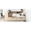Lit plateforme en bois avec tablettes de rangement-1698130748