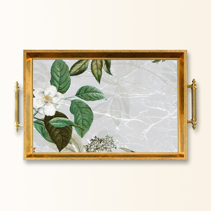 Élégant plateau en verre de 19,7 po x 11,4 po x 1,4 po | Fabrication 100% verre durable | Facile à nettoyer avec un chiffon humide | Idéal pour le service, la présentation décorative et l'organisation | Ajout élégant à la décoration intérieure