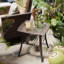 Table d'appoint d'extérieur en rotin carré L 18,5 po x l 18,5 po Antonije-1267148813