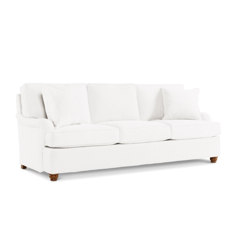 Ashland Sofa, Snow Polyester, Legends