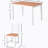 Dining Table Set  Modern Kitchen Table And Chairs, Solid Wood Dining Room Set