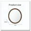 Miroir mural rond