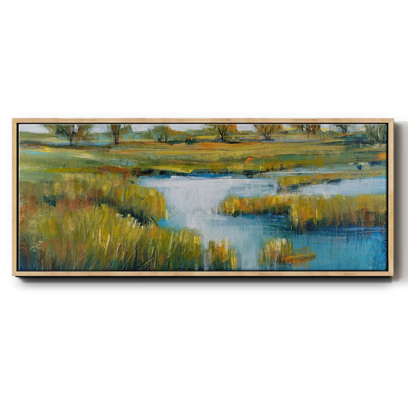 Marshland View IV - Framed Canvas
