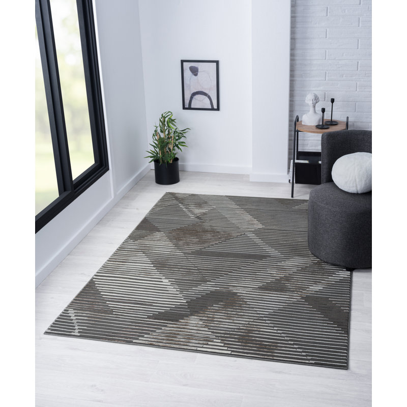 Aelred Abstract Indoor Rug, Rectangle 5'1" x 6'11"
