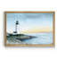 Phare de la baie I - cadre photo, reproduction d'art sur toile-1303906804-1303906805