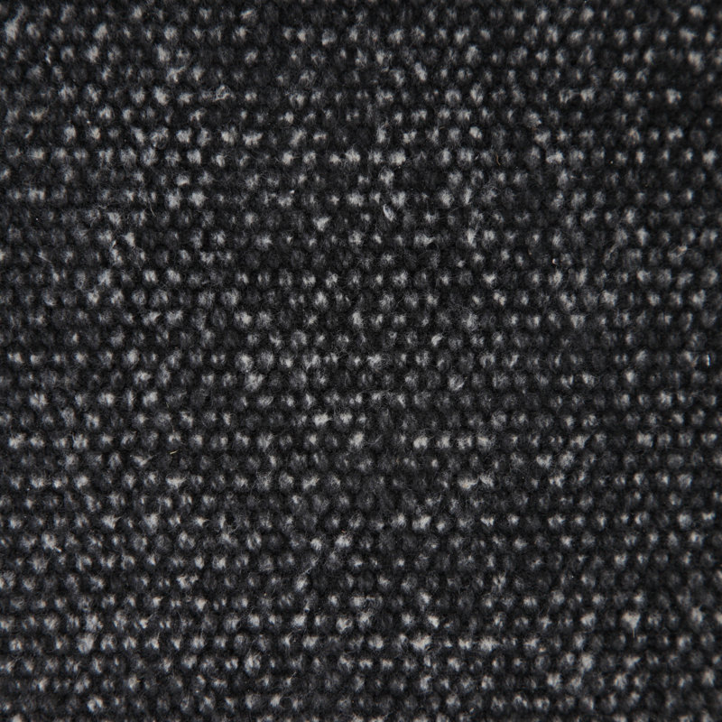 Contemporary Solid Stonewashed Cotton Throw Pillow Set, Black