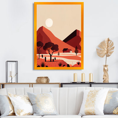 «Yeal Full Moon over Terra Cotta Mountains I», reproduction sur toile