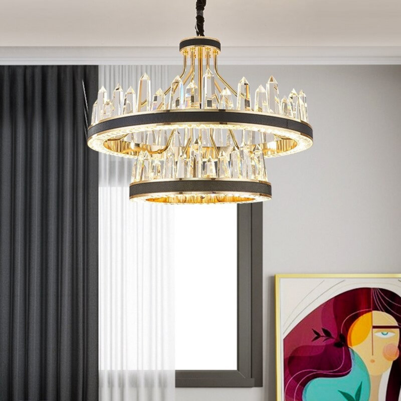 Byrd 2 - Light Waggon Wheel Chandelier