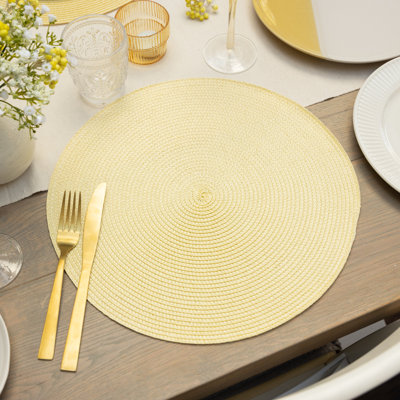 Polyester No Pattern Placemat