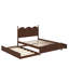 Grand lit plateforme avec lit gigogne