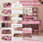 Vanity Desk with LED Mirror Lights and Power Outlet Charging Station-1816959077
