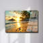 Art mural en verre trempé Tropical Beach-129870276