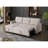 Convertible Upholstered Sectional Sofa With Pull-Out Chaise-1931477452