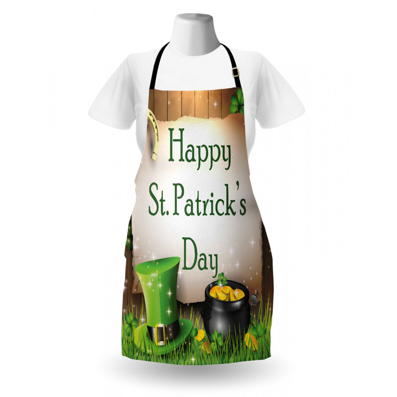St. Patrick's Day Bib Apron