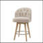 Tabouret de comptoir pivotant rembourré à 360 degrés H 26 po