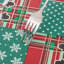 Nappe de Noël en Noël avec envers en flanelle Rectangle-336647956-336647957