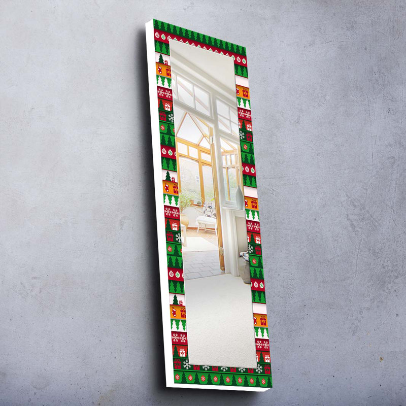Engineered Wood Flat Wall Mirror