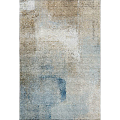 Premium Machine Washable Prisco Taupe Rug