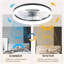 Ventilateur de plafond avec lumières DEL à intensité variable