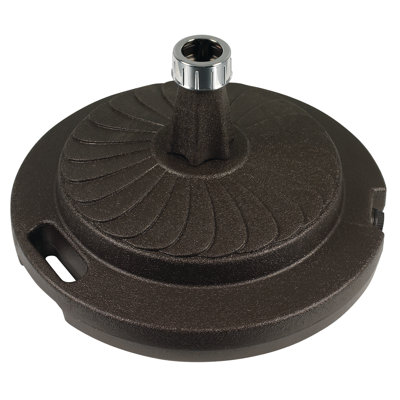 Leonard 8 Lb. Resin Free Standing Umbrella Base with Wheels