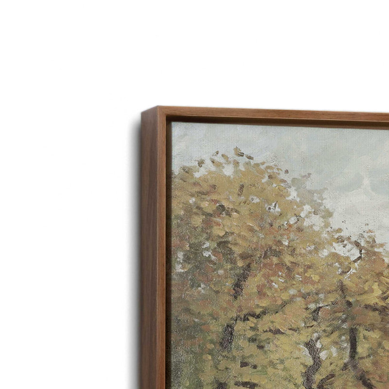 Reproduction d'art «Autumn Countryside» par Amber Sterling, L 32 po x H 24 po, Brun, Toile avec cadre