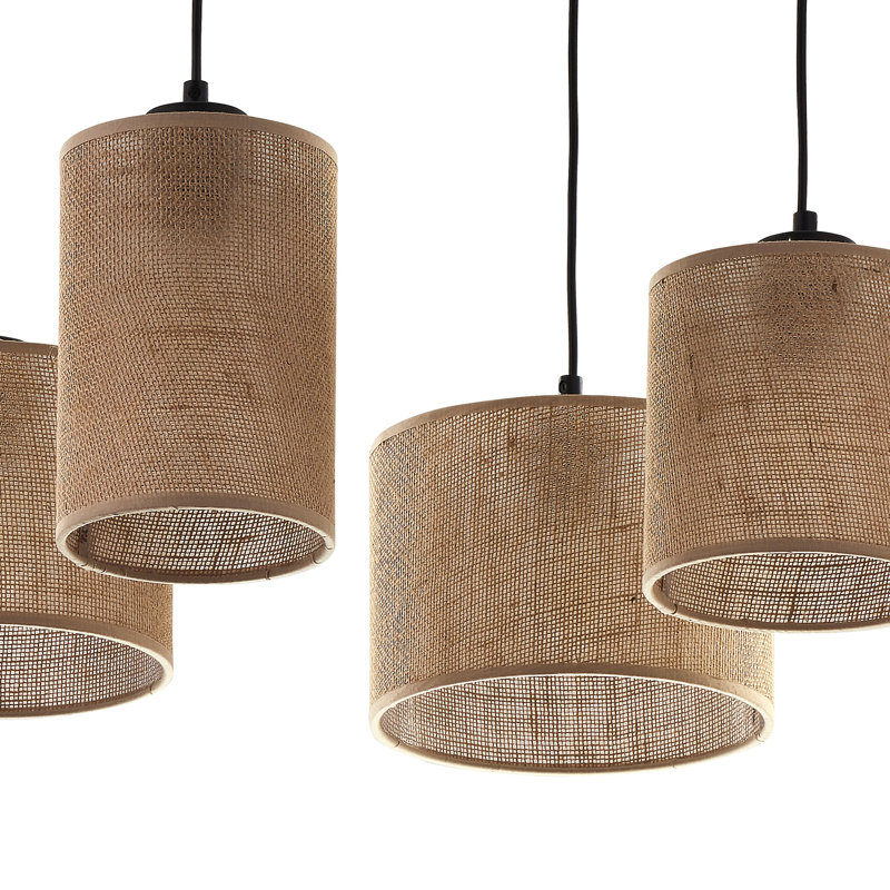 Heathrow 4 - Light Stainless Steel Cluster Pendant