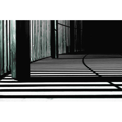 Black Stripes - Photographie sur toile tendue