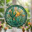 Desert Sunset Stained Glass Window Panel，7.8H-1972197008