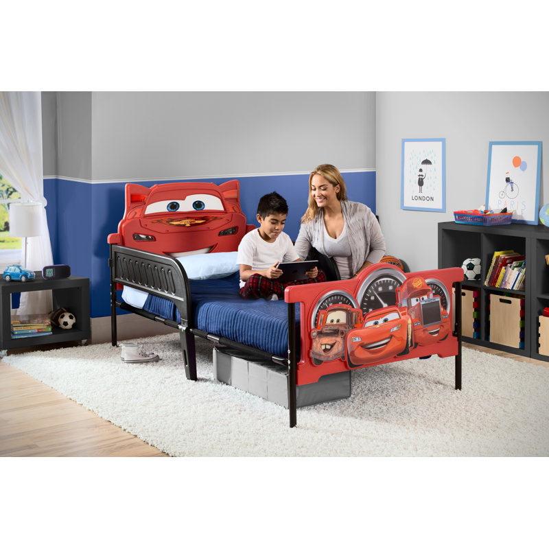 Lit double 3D en plastique Voitures