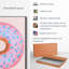 «Beigne Donut», reproduction sur toile-2076853883