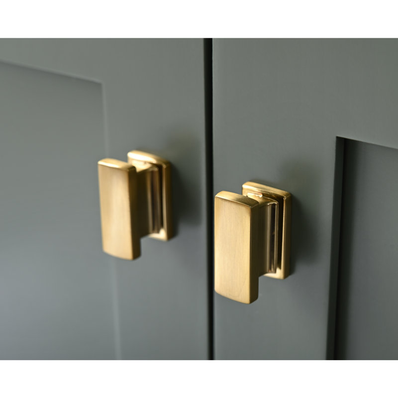 Vancleave 42" Single Vanity, Vintage Green/Brushed Gold