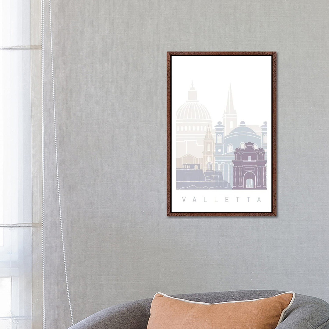 Valleta Skyline Poster Pastell