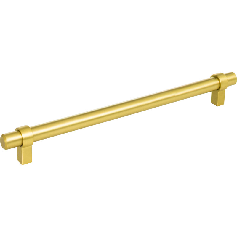 Key Grande Bar Pull, Brushed Gold, 8 13/16"