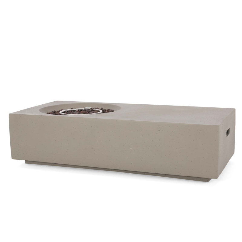 Rectangle 14.75" Mgo Fire Pit-50 000 Btu