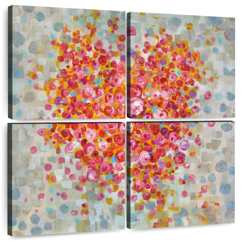 Circle Of Hearts, H 18 po x l 18 po