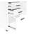 Nevio Rolling File Cabinet, Wooden Office Drawer, File Cabinet with Drawers, Office Cabinets, Racks & Shelves, Printer Stand-53850107