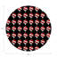 Xmas Ornament Vegan Leather Round Pebble Placemat-868402319