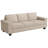 Dereon Square Arm Polyester Sofa-1596217600-1599079066