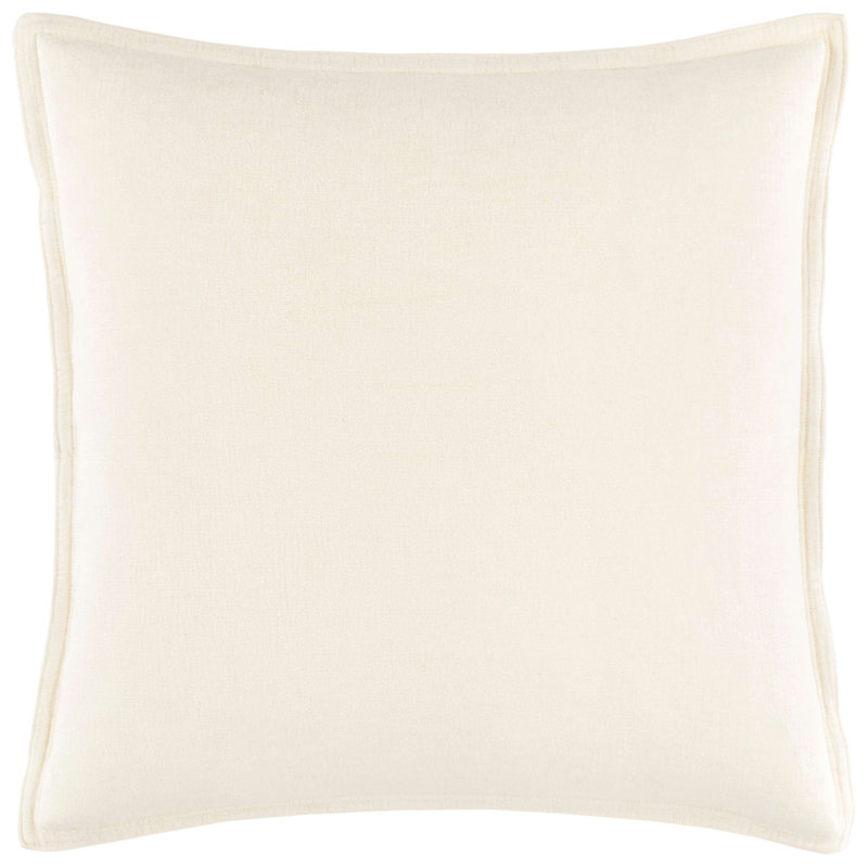 Sumptuous Chenille Ivory Sham, Euro