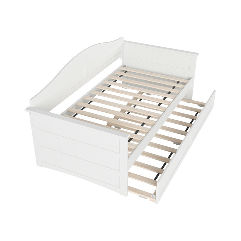Lit de jour avec couchette simple Arione Classy Classic, Blanc
