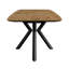 Extendable Metal Base Dining Table-989658329